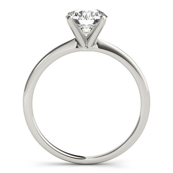 Aurora Classic 4 Prong Solitaire Engagement Ring with Moissanite (7285977743544)