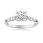 Elizabeth Diamond Engagement Ring with Moissanite (7283137937592)