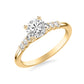 Elizabeth Diamond Engagement Ring with Moissanite (7283137937592)