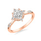 Braelyn Diamond Accent Engagement Ring with Moissanite (7309375733944)
