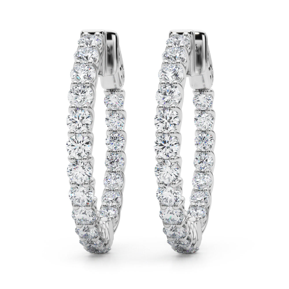 Inside Out Diamond Trellis Hoop Earrings (2.80 ct. tw.) (7196795404472)