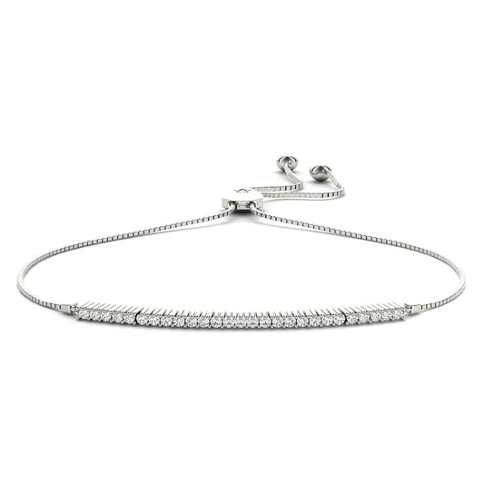Diamond Bar Bolo Bracelet (7212061425848)