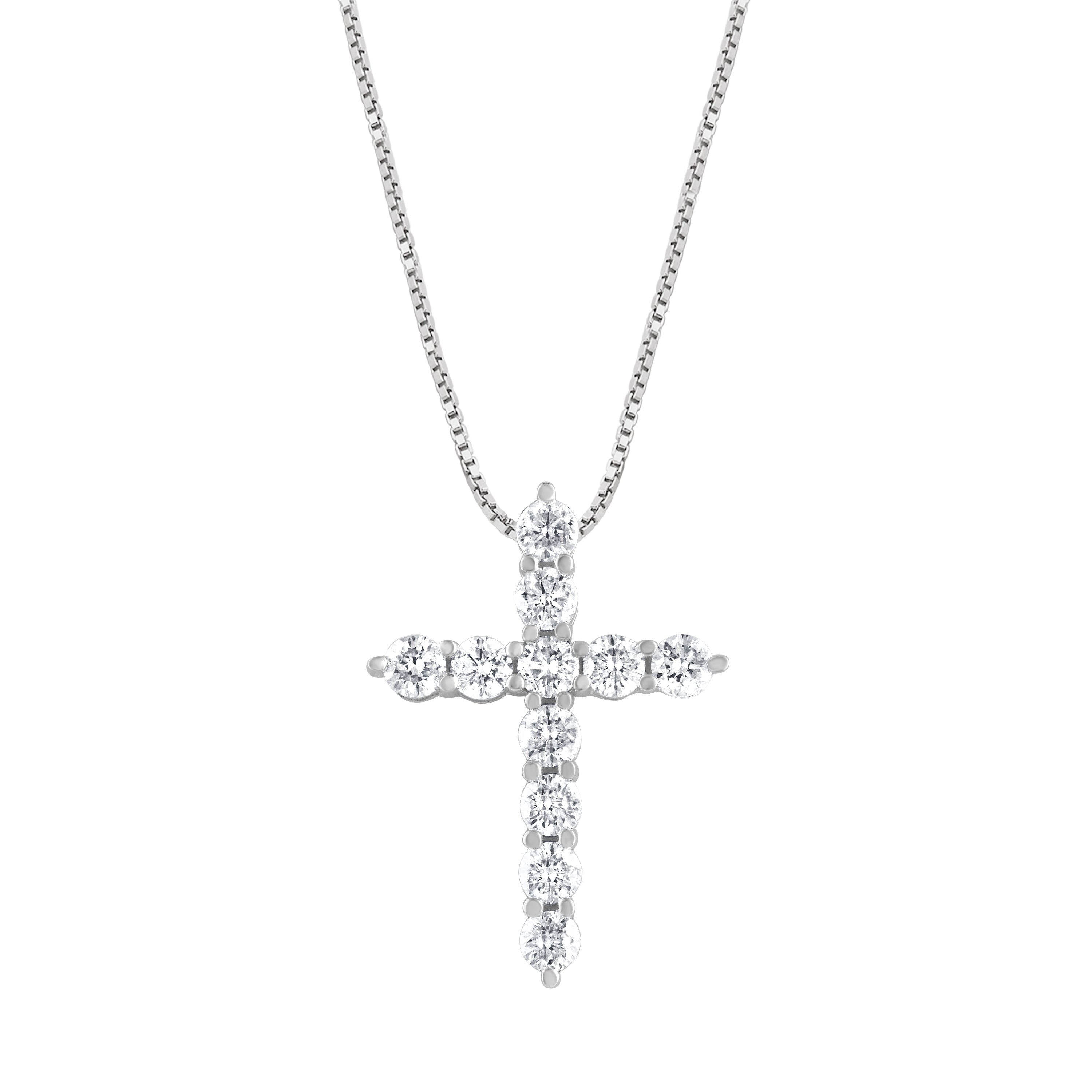 Lab Diamond Pendant Necklace - Ethical Jewelry - MiaDonna
