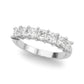 Lab Grown Diamond 7 Stone Princess Cut Ring (7200329695416)