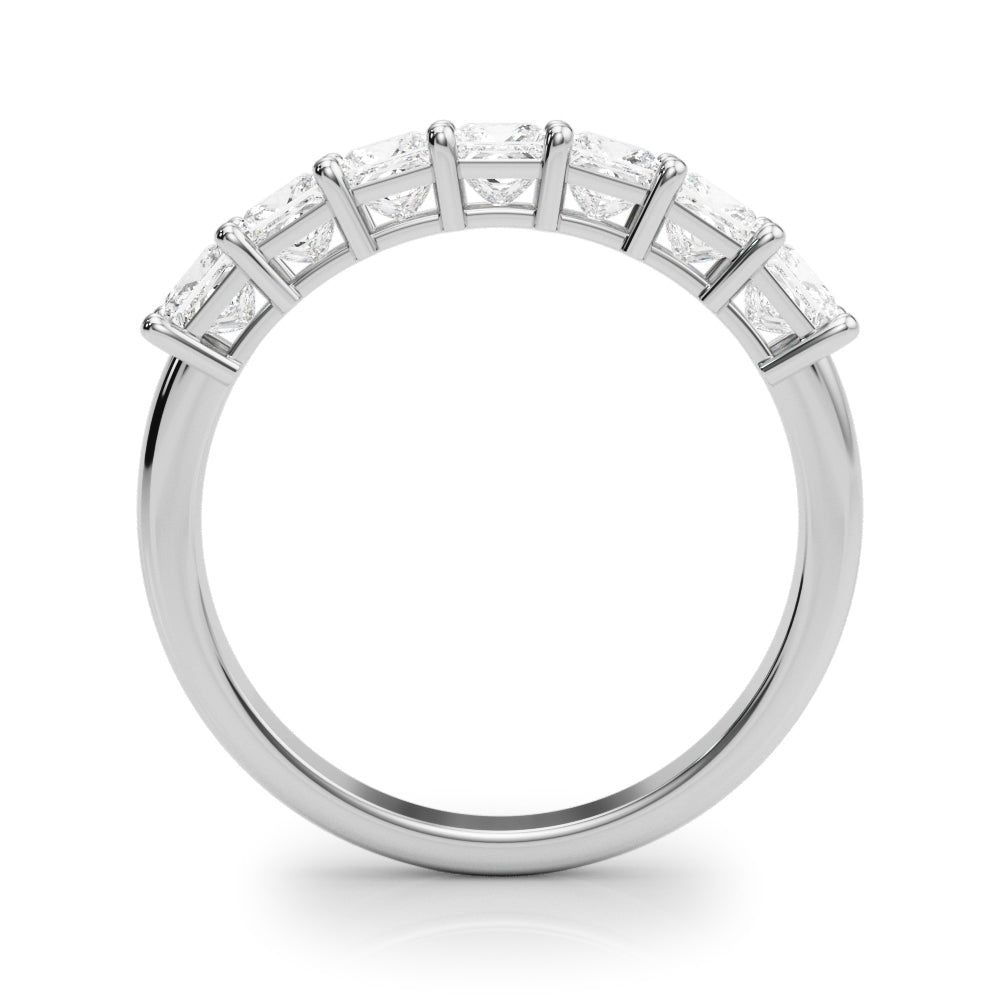Lab Grown Diamond 7 Stone Princess Cut Ring (7200329695416)