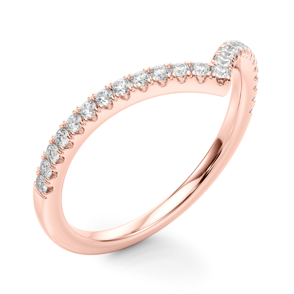 Lab-Grown Diamond V-Curved Ring (7200330186936)