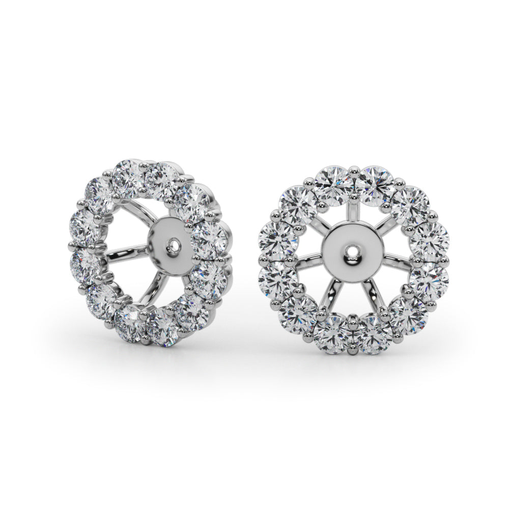 Halo Earring Jackets With Lab-Grown Diamonds (7200330547384) (7248431513784)
