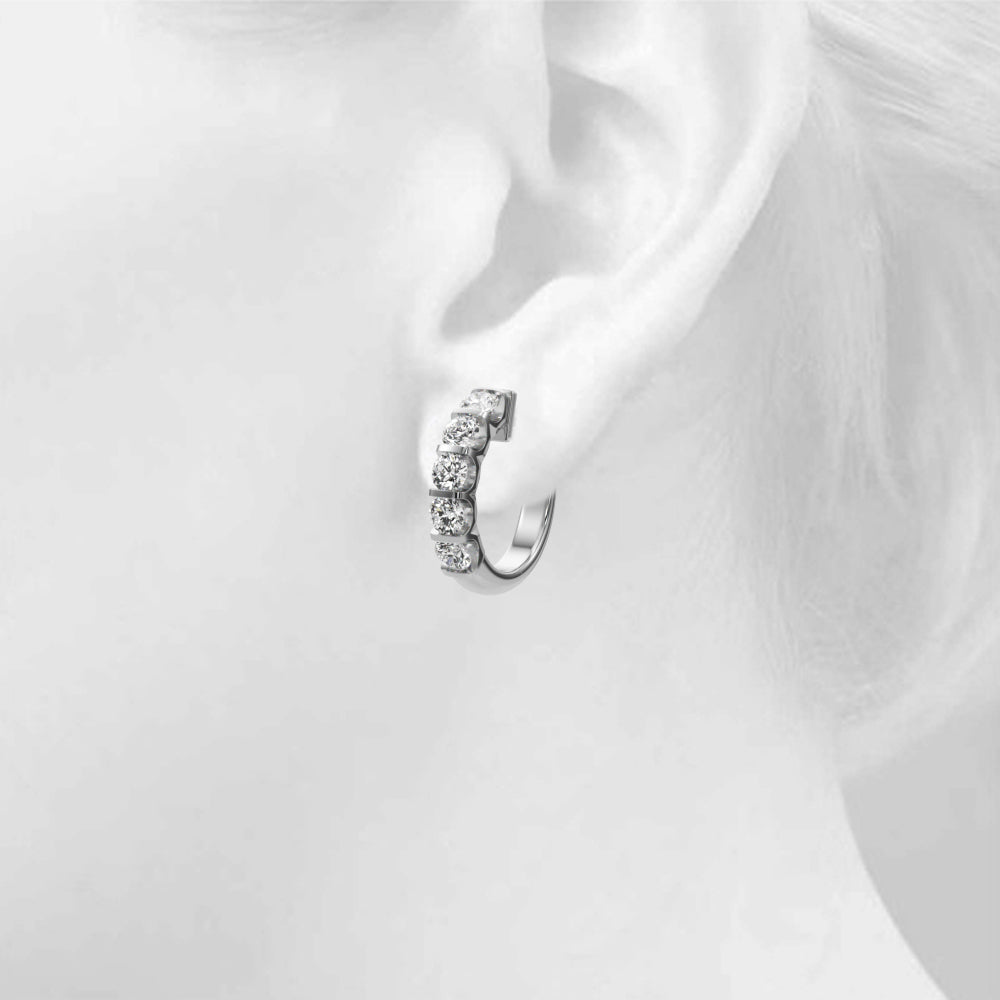Bar Set Lab-Grown Diamond Hoop Earrings (2 ct. tw.) (7201705590968)
