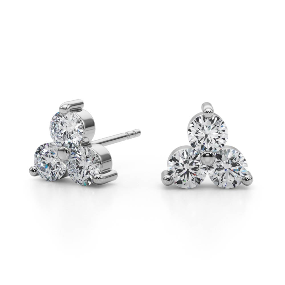Trio Lab-Grown Diamond Stud Earrings (1.00 ct. tw.) (7201705656504)