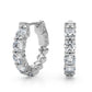 Shared Prong Diamond Hoop Earrings (1.60 ct. tw.) (7196795666616)