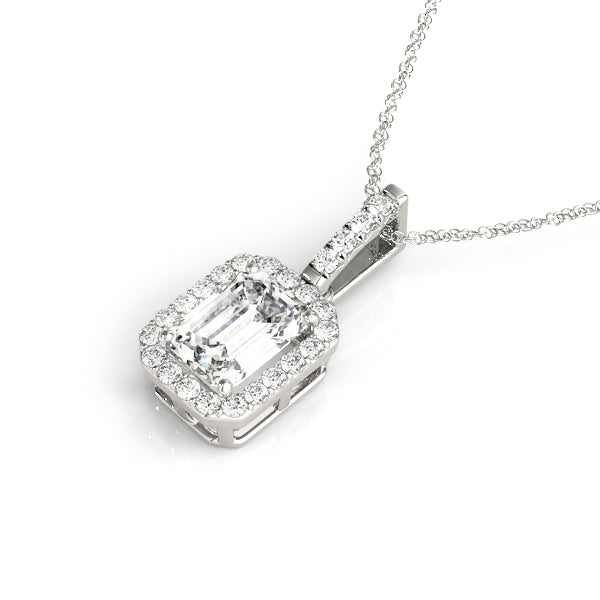 Sorrell Emerald Cut Diamond (Lab-Grown) Pendant, 1.05ct : PND237E100LG -  Rivoli Jewellers // STORY by Rivoli