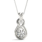 Infinity Love Knot Lab-Grown Diamond Pendant (.50 ct. tw.) (7206417727672)