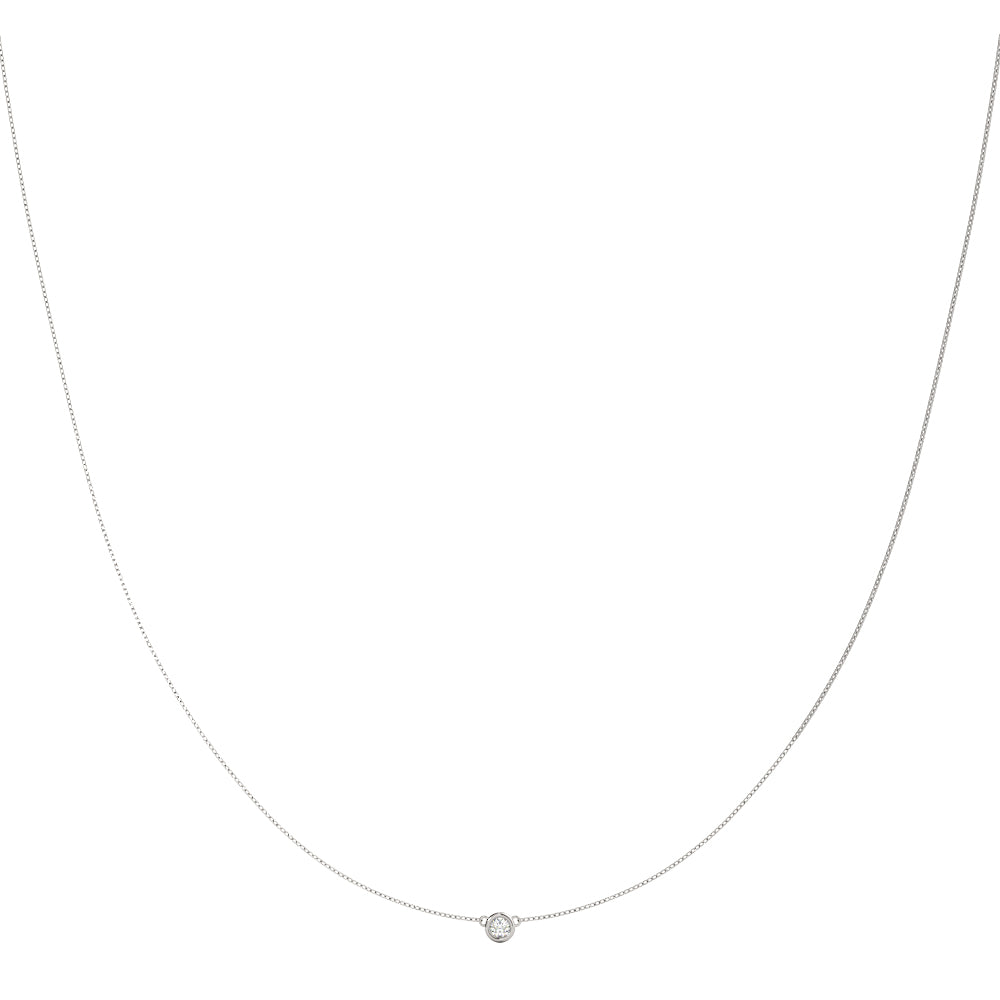 Opus Lab-grown Diamond Bezel Pendant (1/4 ct. tw.) (7204462592184)