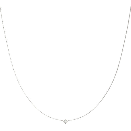 Opus Lab-grown Diamond Bezel Pendant (1/4 ct. tw.) (7204462592184)