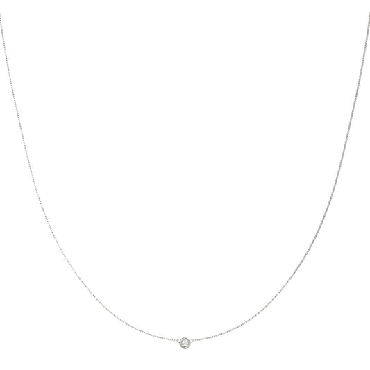 Opus Lab-grown Diamond Bezel Pendant (1/4 ct. tw.) (7204462592184) (7248519069880)