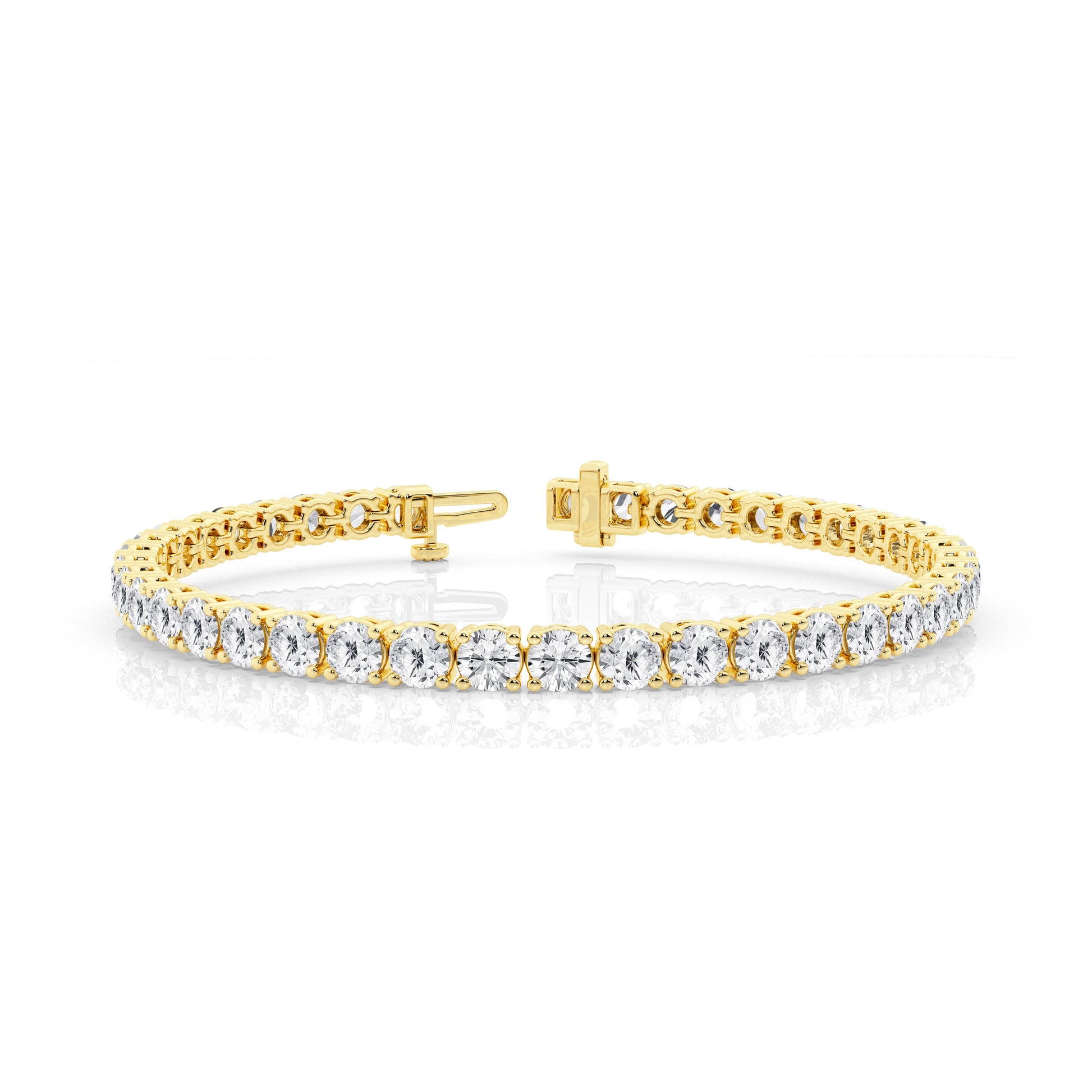 Four Prong Lab Diamond Tennis Bracelet (7299651666104)